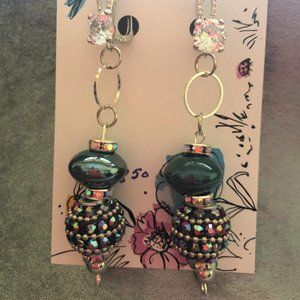 Silver Plated Drop Dangle Earrings